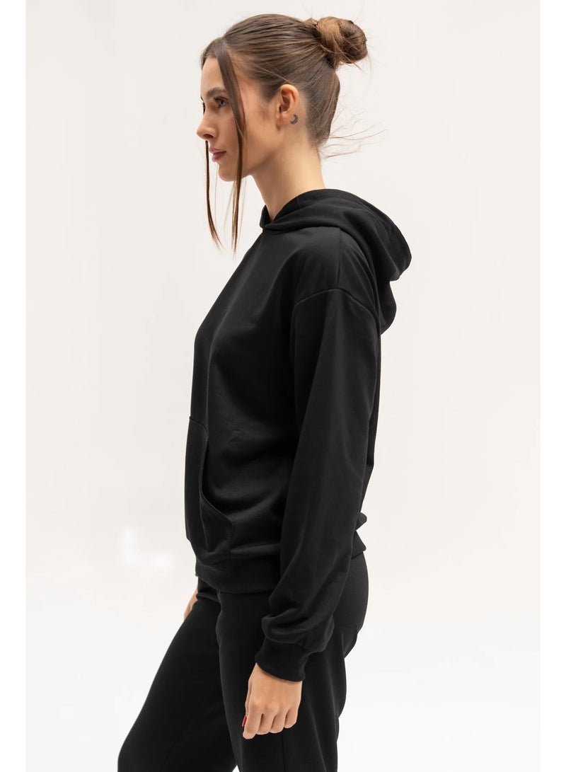 NALA Women’s Black Training Sweatshirt - Image 3