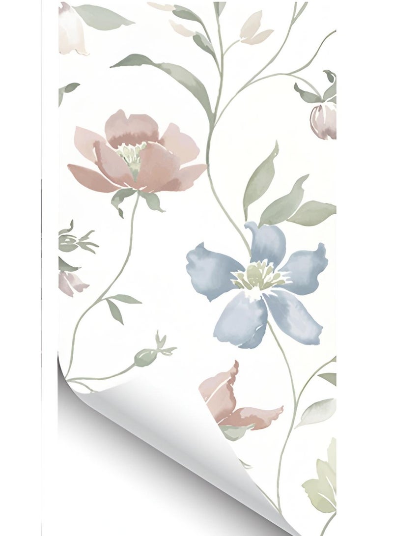 Anna Eco-Friendly Moisture-Proof Oil-Proof Decorative Self-Adhesive Wallpaper with Colorful Patterns - Image 1