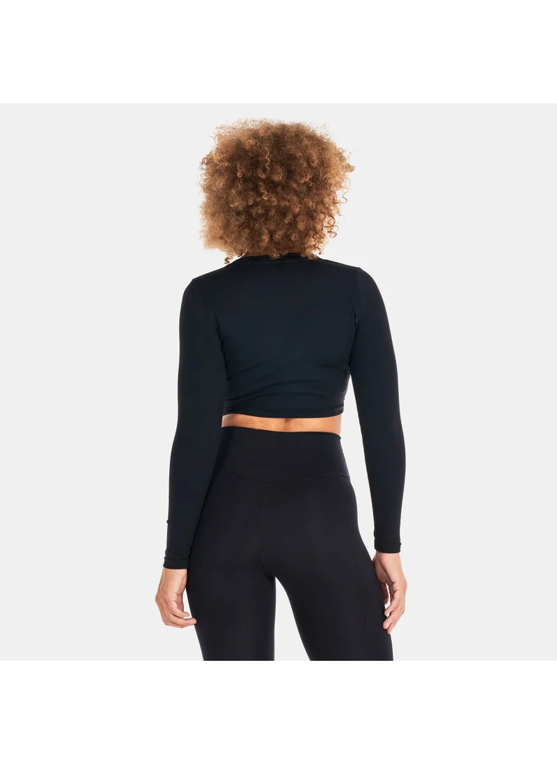SQUATWOLF Women's Essential Full Sleeve Crop Top