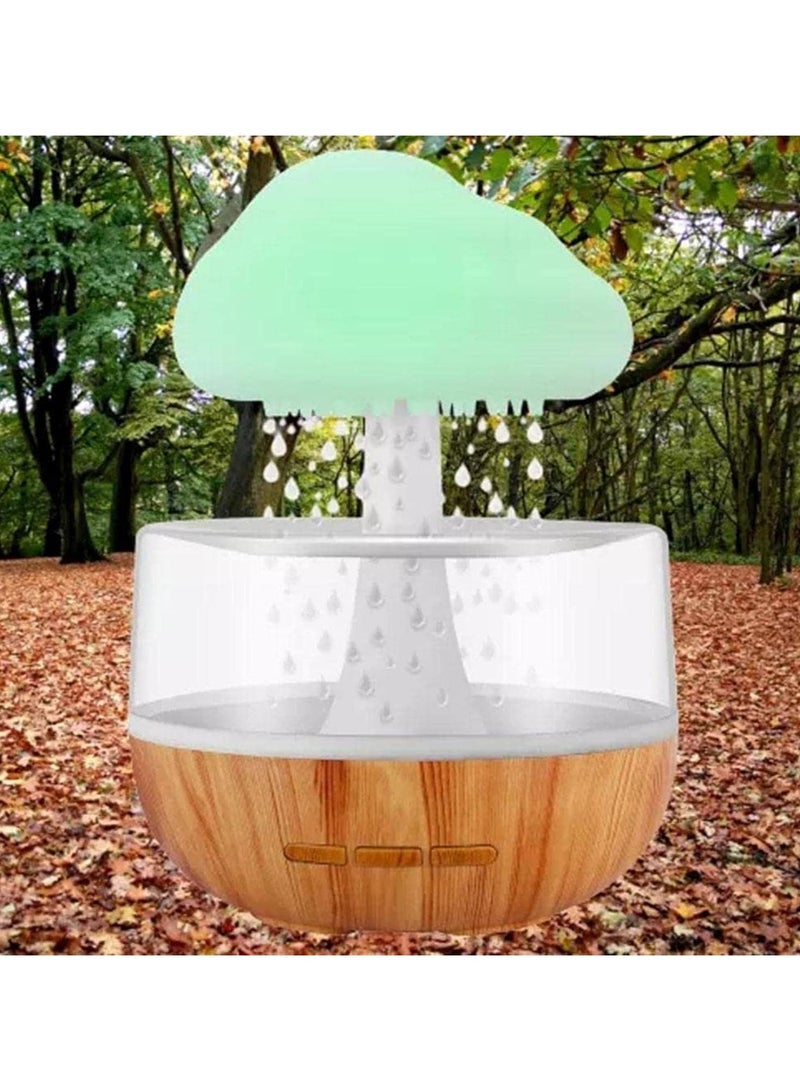 DubaiGallery مرطب هواء برائحة فطر معطر برائحة السحابة الممطرة مع 7 ألوان من الضوء وناشر رائحة للمنزل والمكتب - Image 3