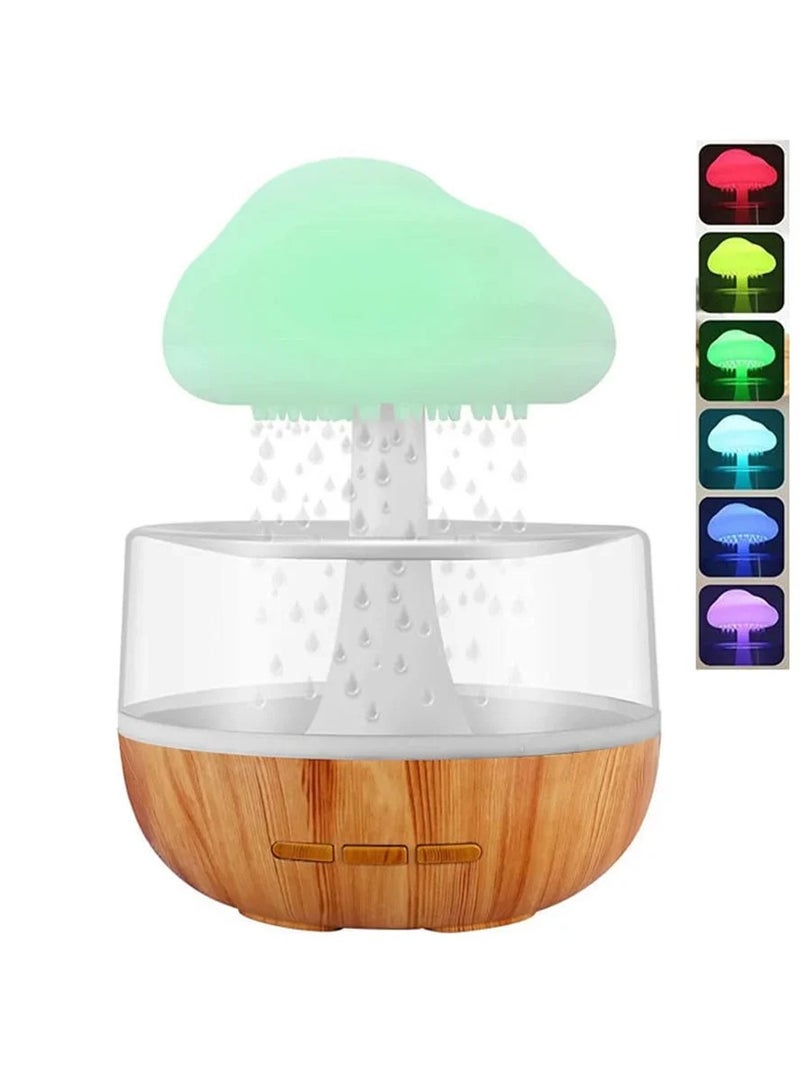 DubaiGallery مرطب هواء برائحة فطر معطر برائحة السحابة الممطرة مع 7 ألوان من الضوء وناشر رائحة للمنزل والمكتب - Image 4