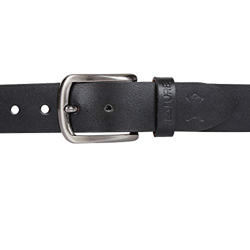 Creature Formal/Casual Black Color Leather Belts For Men (Length- 46 inches||BL-020) - Image 2