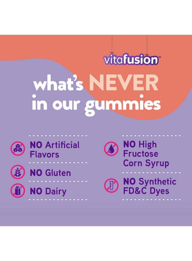 Vitafusion فيتافيوجن جوميز متعدد الفيتامينات للبالغين بنكهة التوت والخوخ والبرتقال - 150 حبة، عبوة من 2 - Image 5