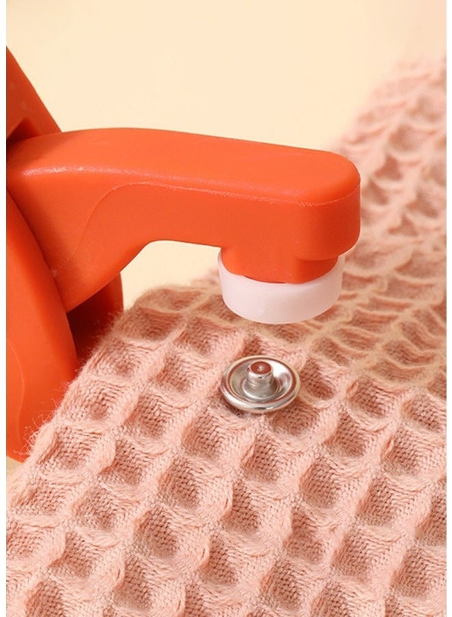 SenRan 200-Piece Metal Press Buttons & Ring Buttons Set for Sewing - No-Sew Invisible Snaps with Fixing Tools, Pliers for Female Buttons & Storage Box - Ideal for DIY Crafts, Clothing, Hats & Bags - Image 3