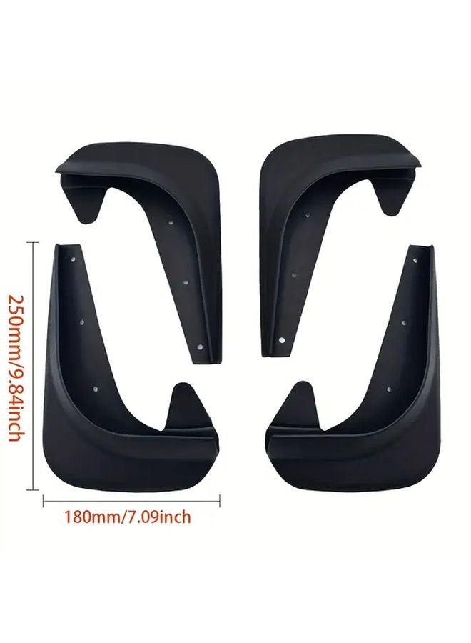 4 قطع سدادات وحل طيني للسيارات ثقيلة التحمل لجميع الأحوال الجوية مناسبة عالميًا لتويوتا وفولفو وفورد وهوندا - Image 3