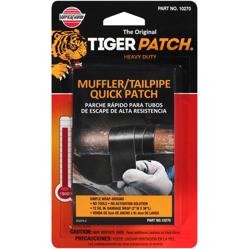 Versachem Tiger Patch Muffler TAILPIPE WRAP 2 INCH X 36 INCH