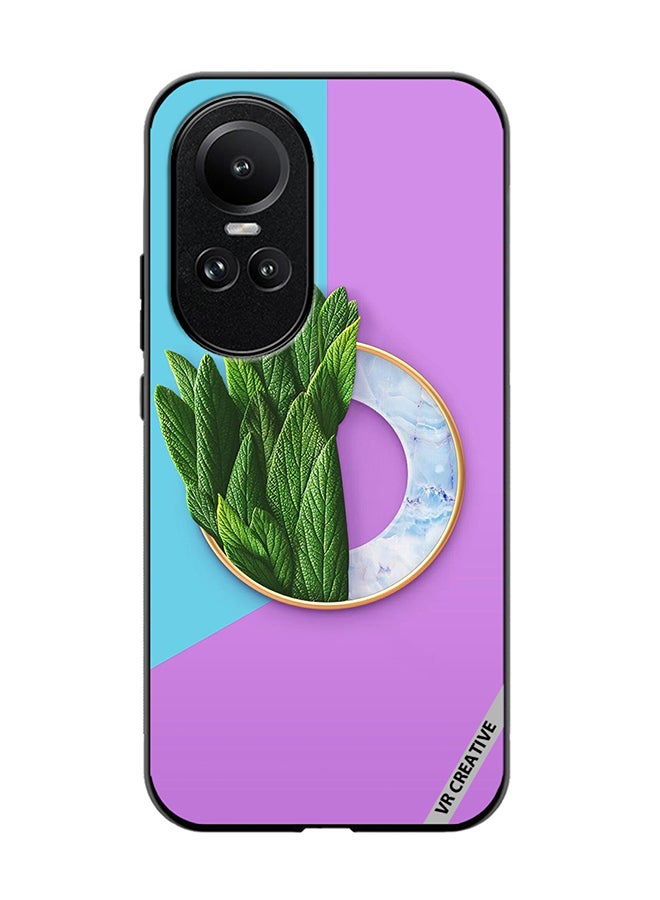 VR CREATIVE Protective Case Cover For Oppo Reno 10 Pro Flower Design Multicolour - Image 1