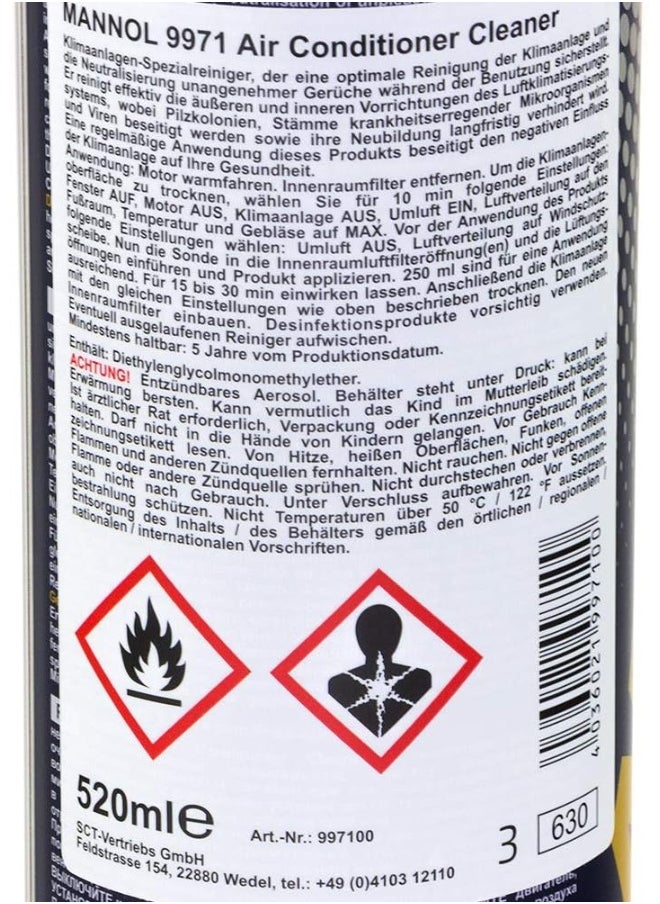 MANNOL - 9971 رغوة تنظيف مكيف الهواء - Image 1