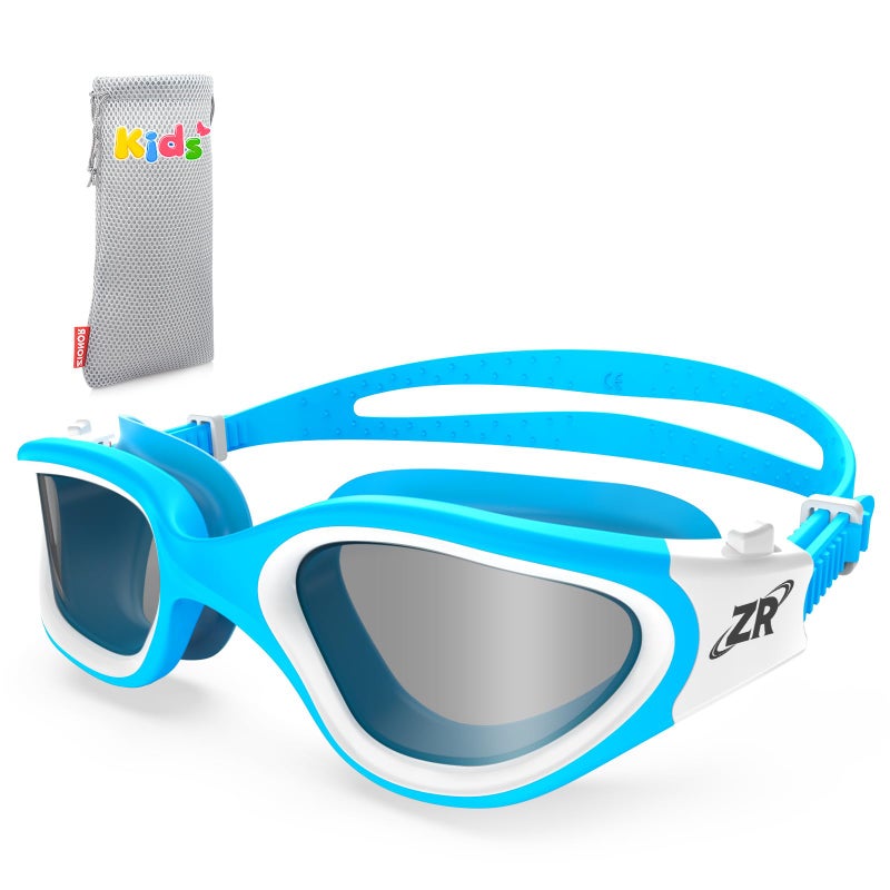 ZIONOR Kids Swim Goggles, G1 MINI UV Protection Anti-Fog Polarized Swimming Goggles for Age 6-14 - Image 1