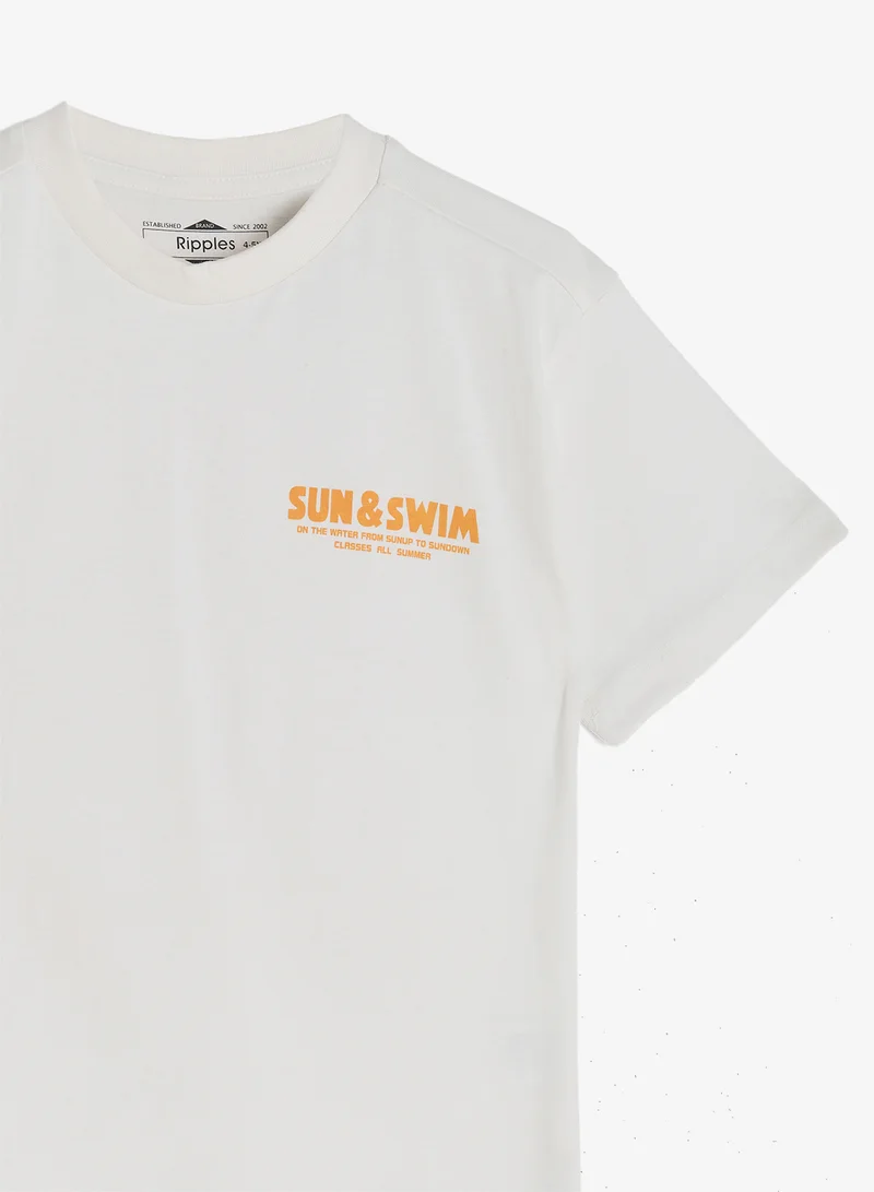 Ripples  Boys Drop Shoulder T-shirt for Men | Best Price UAE