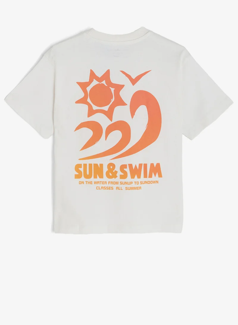 ريبلز مع نمشي Boys Drop Shoulder T-shirt