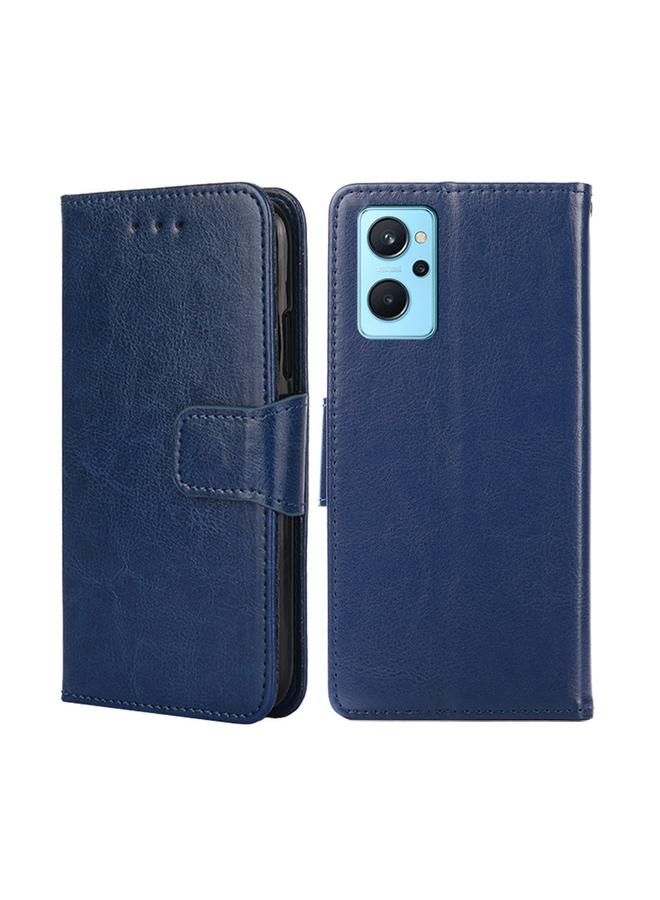 اس-توب جراب لهاتف OPPO Realme 9i / A36 4G / A96 4G / K10 4G / A76 4G جراب هاتف جلدي بملمس كريستالي - Image 1