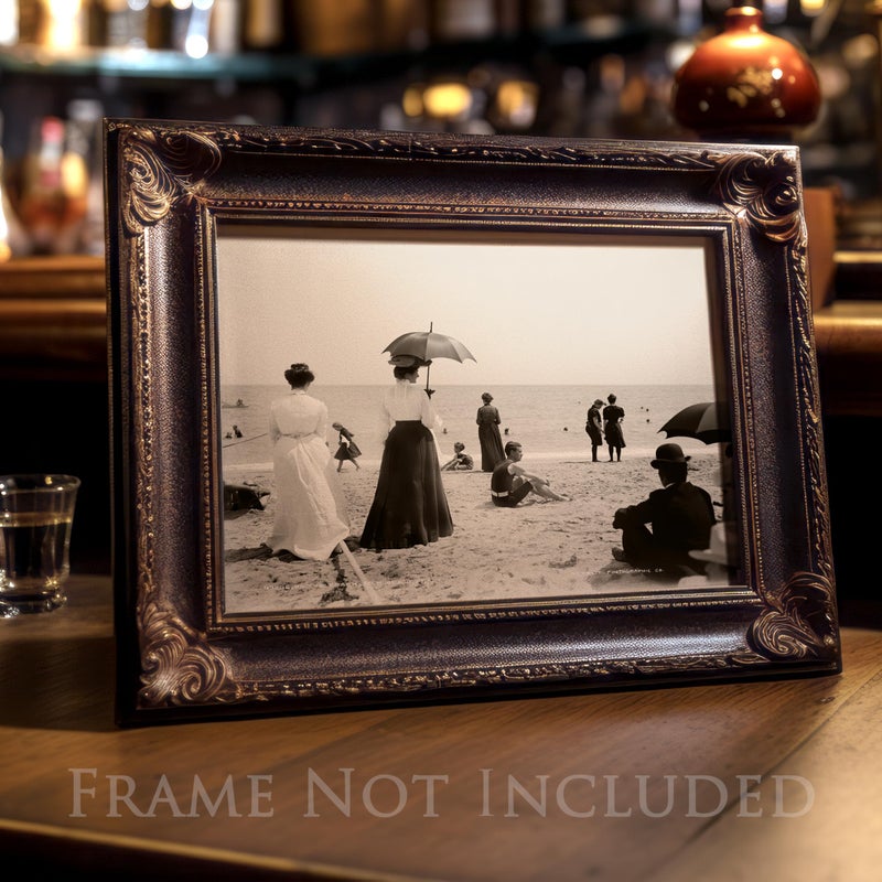 Lone Star Art 1905 Vintage Palm Beach Florida Photo - 11x14 Print unframed - Image 1