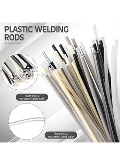 Saintrygo Saintrygo 78 Pieces Plastic Welding Rods, PU PP ABS PE TPO PA PC 7 Types of Plastic Welding Repair Rods Strips Common Plastic Welding Rods Kit for Car Bumpers Daily Plastic Repair, 7.9 Inch  - Image 4