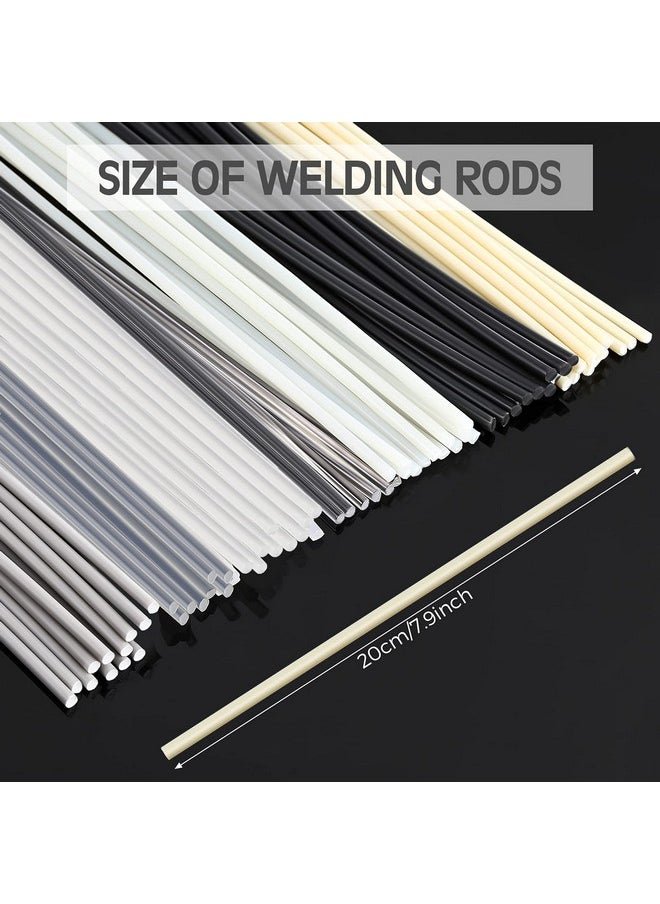 Saintrygo Saintrygo 78 Pieces Plastic Welding Rods, PU PP ABS PE TPO PA PC 7 Types of Plastic Welding Repair Rods Strips Common Plastic Welding Rods Kit for Car Bumpers Daily Plastic Repair, 7.9 Inch  - Image 2