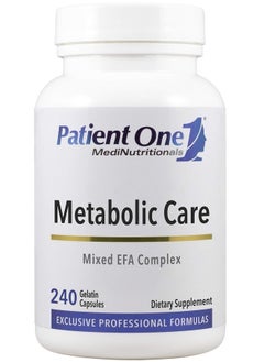 Patient One Metabolic Care | Supplement to Support Healthy Inflammatory Response and Heart Health* | With Fish Oil, CLA and Borage Oil | 240 Capsules