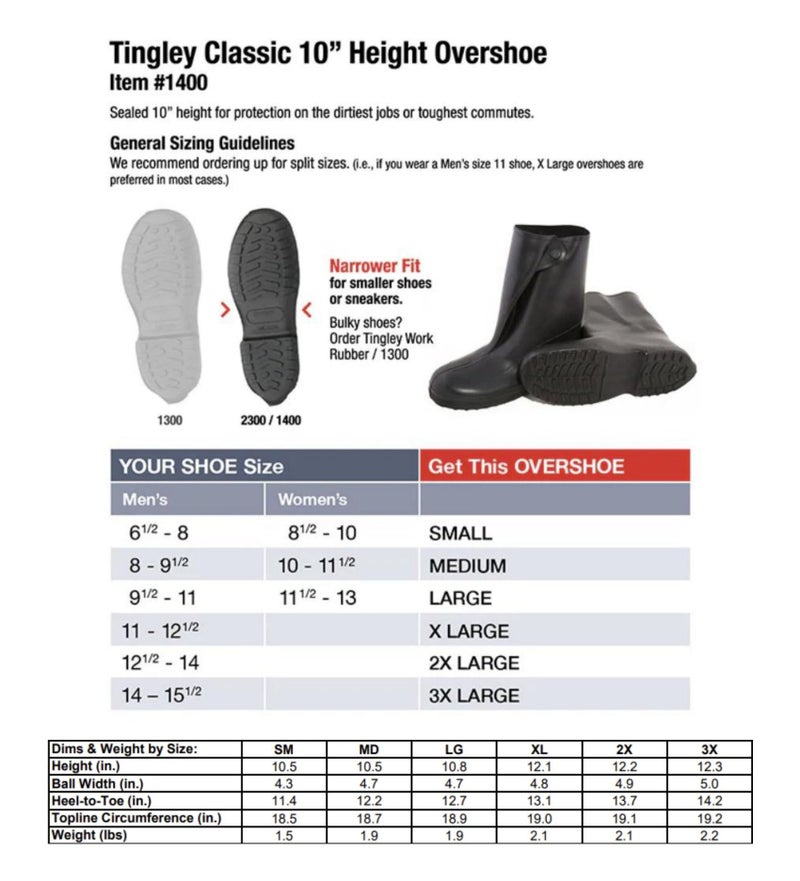TINGLEY womens 10-inch Overshoe With Button Mid Calf Boot, Black, Small US - Image 4