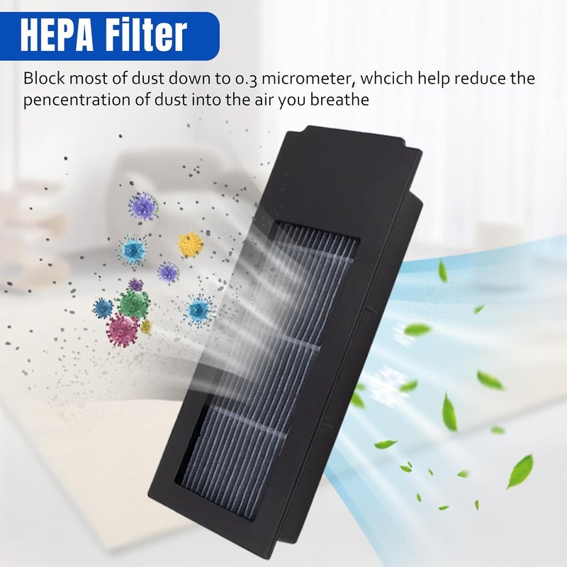 Chuancheng 16PCS HEPA Filter Dust Bag Replacement for Ecovacs Deebot X2/ X2 Omni / X2pro / DEX86 Vacuum Cleaner Spare Parts, 4 Side Brush, 4 Hepa Filters, 4 Mop Pads, 4 Dust Bags - Image 3