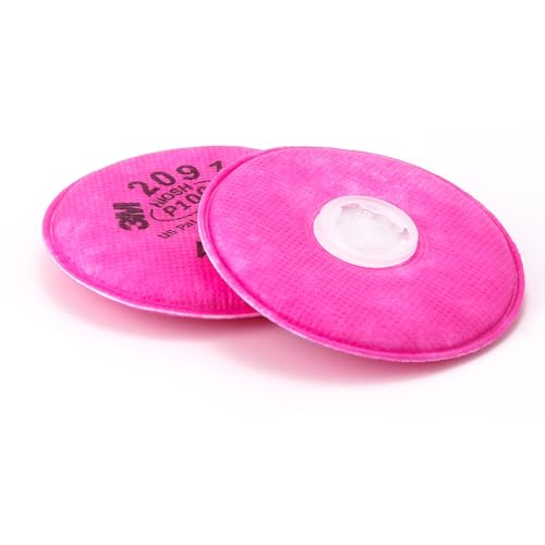 3M مرشحات جزيئية 3M P100 #2091/07000 ، وردي ، مقاس واحد ، عبوة 2 - Image 2