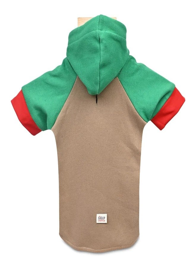 Zigly Lifestyle Leafy Vibrant Warmer Hoodie for Dogs | Warm Cozy Winter Sweatshirt for Dogs | Soft Comfortable Pet Clothing for Cold Weather | 3XL | 45.7cm - Image 4