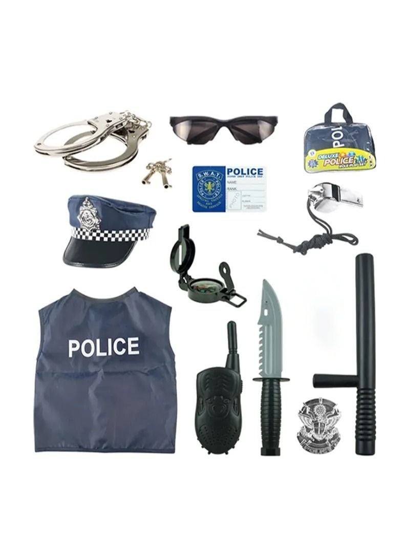 13-Piece Police Costume-Pretendplay - Image 1