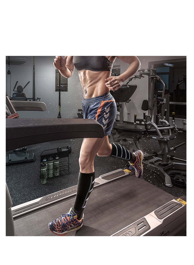 SYOSI - Calf Compression Sleeve, Support Leg Sleeves Legs Pain Relief, Shin Splint and Calf Support Brace, Compression Calf Guards, Ideal for Running,Injury Recovery, Muscle Cramps - Image 1
