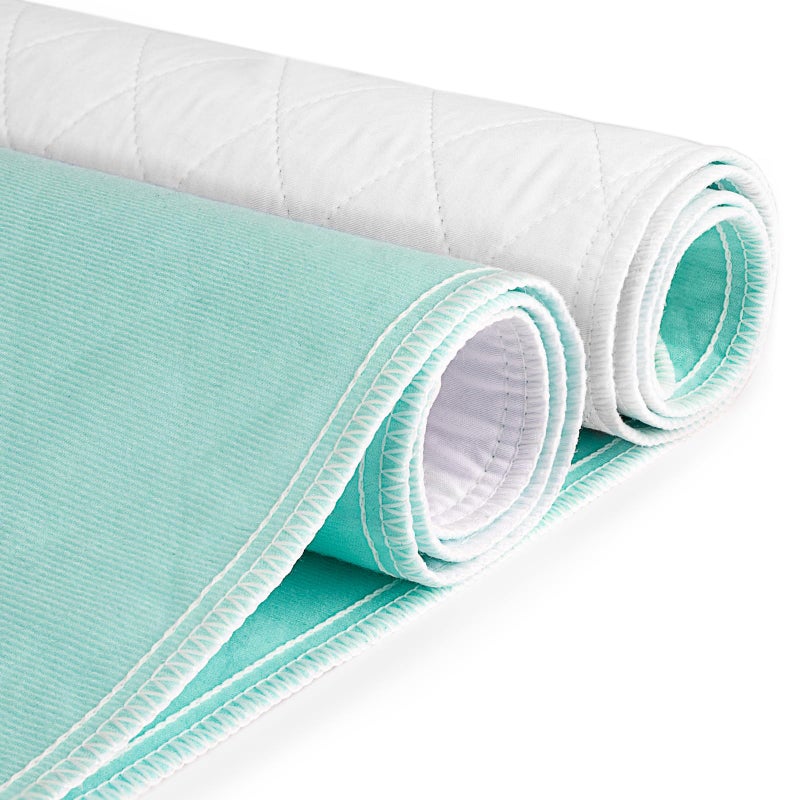 CoolShields Waterproof Bed Pads Incontinence Washable Reusable Bedwetting Mattress Protector Pad for Kids, Adults, Elderly, and Pets 34'' x 36'' (1 Pack) - Image 1