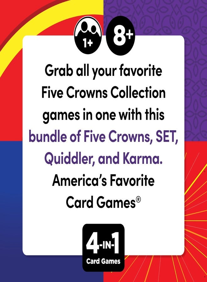 PlayMonster Five Crowns 4 Pack Bundle Card Games for Kids - Image 3
