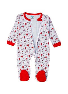 Babies Basic 100% Cotton Printed Long Sleeves Jumpsuit/Romper/Sleepsuit For Babies  - Image 2