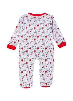 Babies Basic 100% Cotton Printed Long Sleeves Jumpsuit/Romper/Sleepsuit For Babies  - Image 3