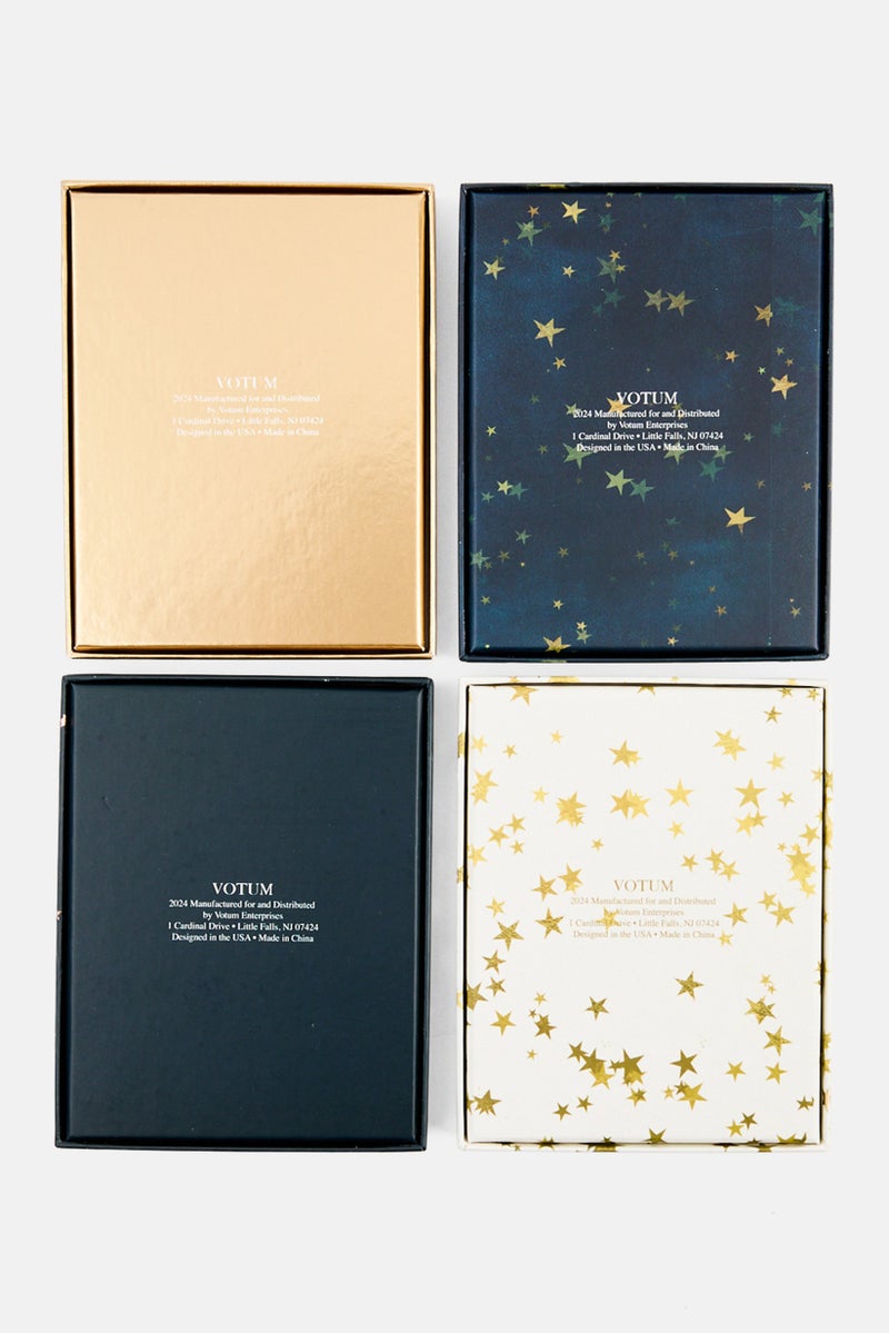VOTUM 4 قطع من حوامل بطاقات الهدايا، ذهبية - Image 2