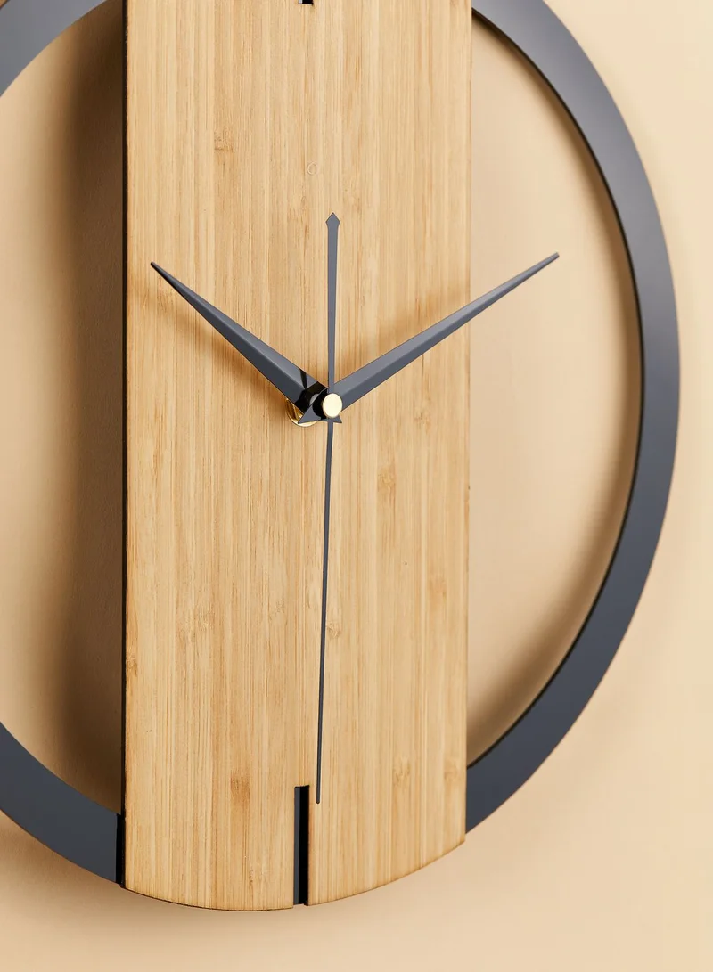 Noire Edit Wooden Wall Clock