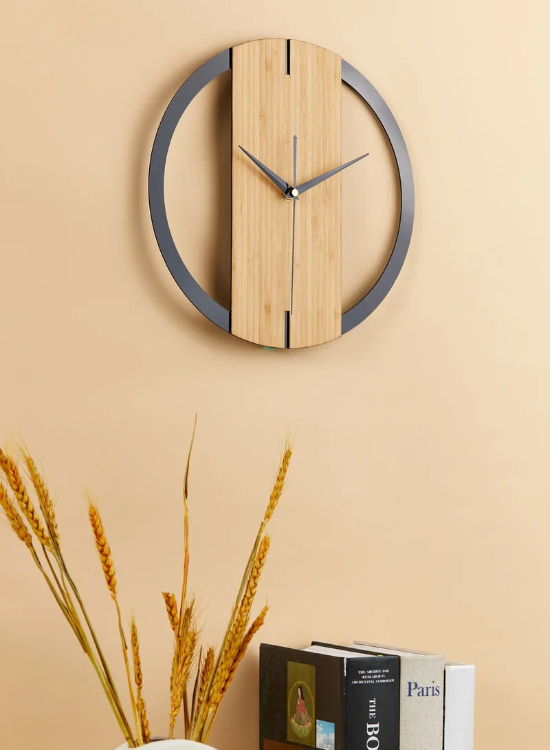 Noire Edit Wooden Wall Clock