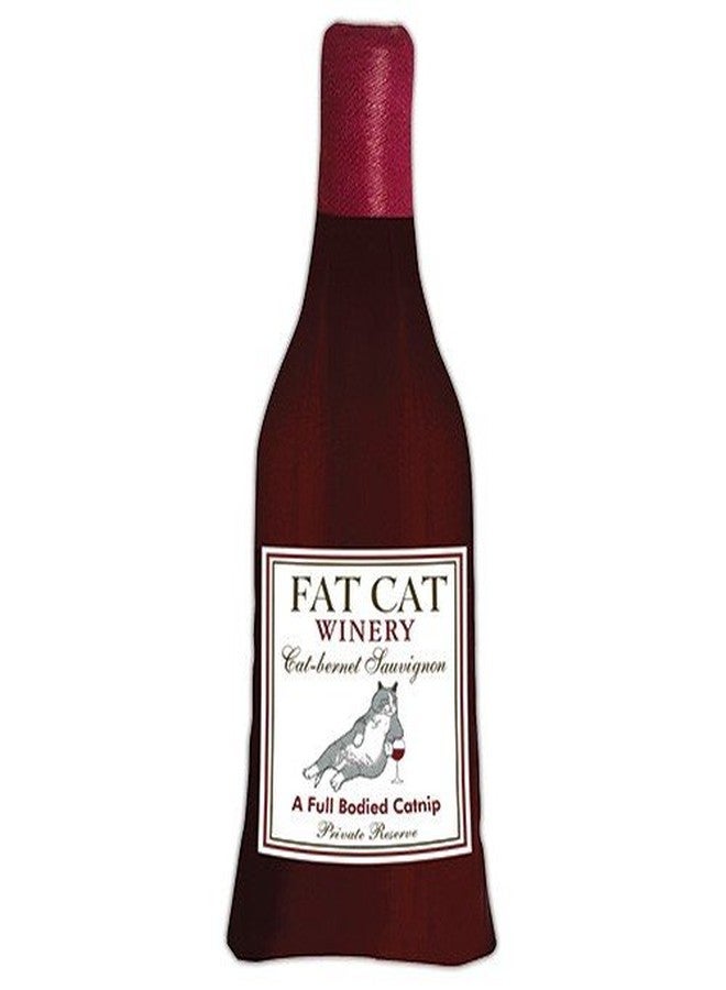 Yoeyang Alice's Cottage Wine Me Up Fat Cat Catnip Toy - Image 1