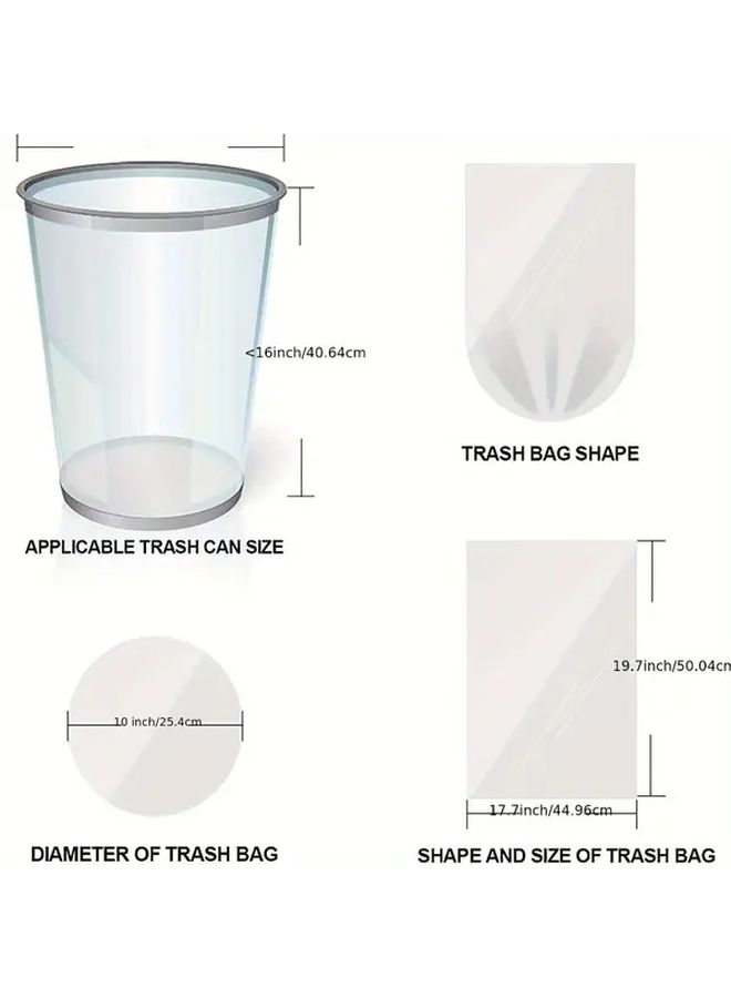 Green Disposable Bags 3pcs Multipurpose Garbage Liners For Home Kitchen Office - Image 5