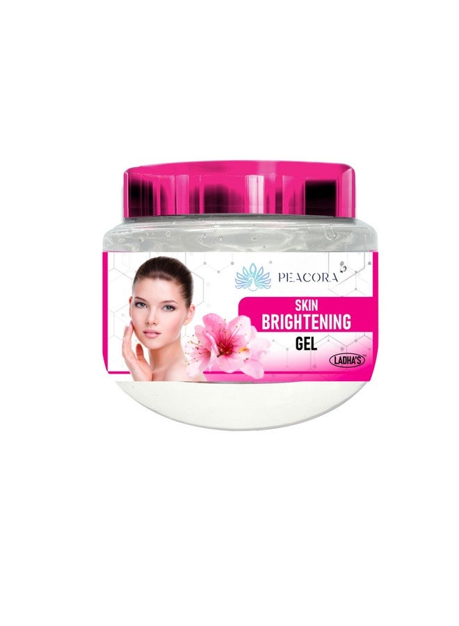 PEACORA Face Gel Mask for Glowing Skin | Brighter, Glowing | Dry Acne, Good for Oily, Acne Prone | Men and Women (360ML, Skin Brightening) - Image 1