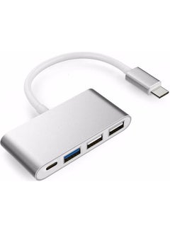 Wozlo Type C To 2xusb 2.0 + USB 3.0 + Usb-C Converter Converter Cable - Metal Body  - Image 1