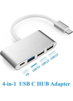 Wozlo Type C To 2xusb 2.0 + USB 3.0 + Usb-C Converter Converter Cable - Metal Body  - Image 2