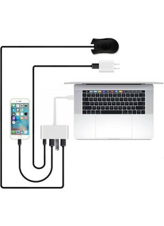 Wozlo Type C To 2xusb 2.0 + USB 3.0 + Usb-C Converter Converter Cable - Metal Body  - Image 5