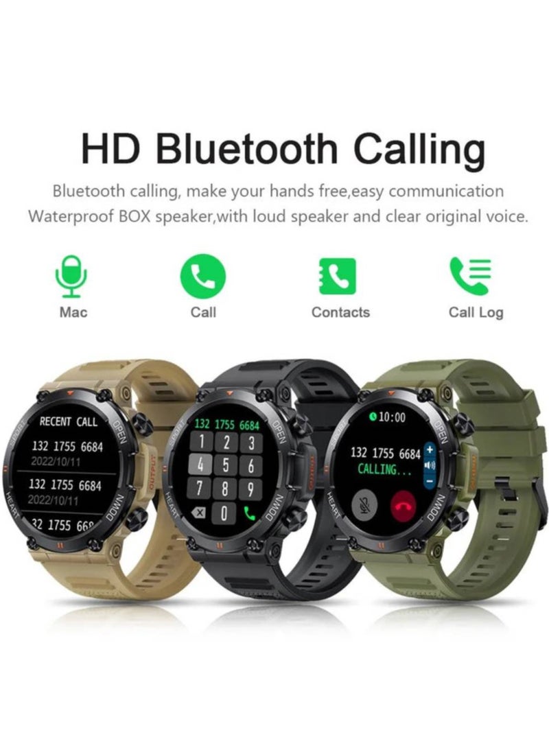 MD56 1.39 Inch HD Bluetooth Call Smart Watch Men Sports Fitness Tracker Heart Monitor 400mAh Smartwatch For Android IOS - Image 2
