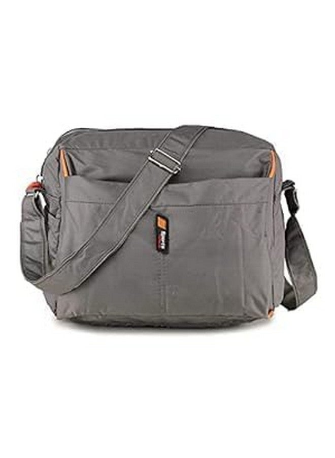 POPREX حقيبة كتف أنيقة للرجال والنساء من POPREX متعددة الاستخدامات ذات جانب واحد نحيف مجموعة أعمال السفر حقيبة يد أنيقة للرجال والنساء (رمادي) - Image 1