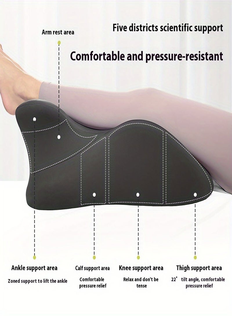 EzzySo وسادة ظهر مثلثة للراحة وسادة وضع الساق وسادة للزوجين للجلوس على السرير وسادة فوم ميموري لدعم الظهر وسادة قراءة للسرير والأرائك لتخفيف آلام الظهر والساق وحرقة المعدة ومكافحة الشخير - Image 4