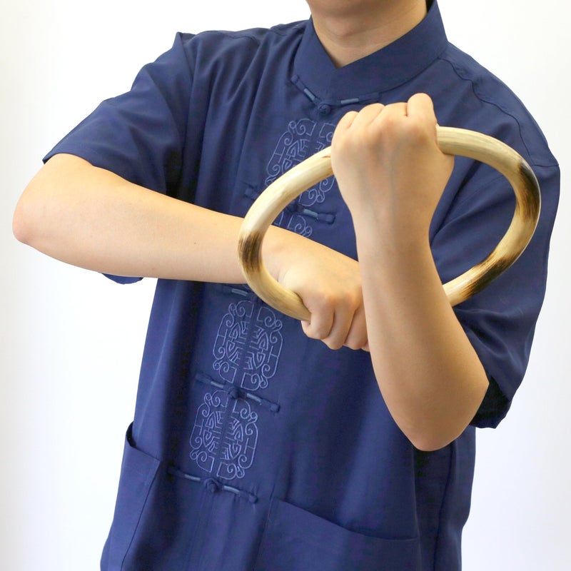 ZooBoo Wing Chun Rattan Ring - Natural Wood Rings Wing Tsun Kung Fu Wrist Hand Strength Training Equipment Yewen Sau Sticky IP Man Siu Lum Kung Fu Rings - Rattan 9 inch (9 inch) - Image 5