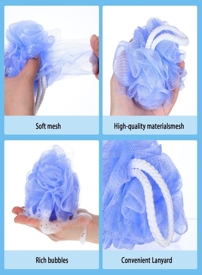 JOUTYFOR 40 Pack Loofah Sponge Bath Sponge Shower Loofah Mesh Shower Ball Bath Pouf Wash Body Puff for Women Men - Image 3