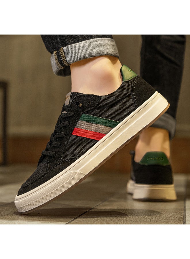 CARTELO Retro Casual Shoes Men's Trendy Versatile Sports Shoes Mesh Panel Breathable Sneakers Men's White Shoes Casual Men's Footwear - Image 4