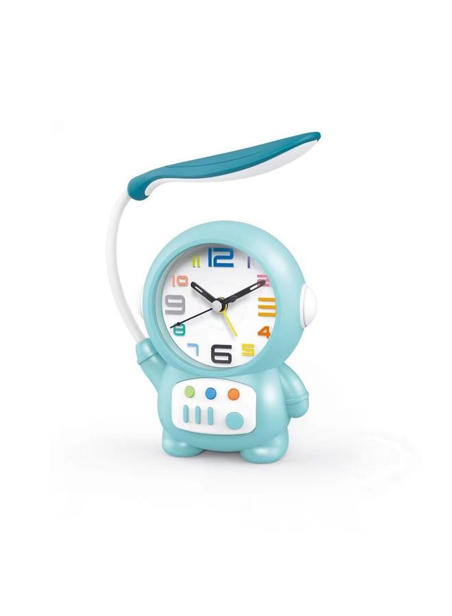 Bluejw New Astronaut Alarm Clock Table Lamp Integrated Cartoon Clock Ornament Student Wake-up Artifact Learning Bedside LED Light - Image 1