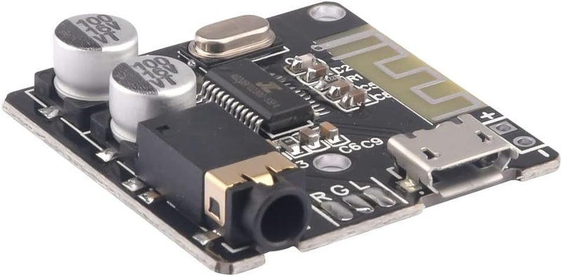 5 قطع من وحدة استقبال الصوت، Aideepen BT 5.0 مضخم صوت ستيريو 3.7-5V لوحة فك تشفير MP3 مضخم صوت للسيارة - Image 5