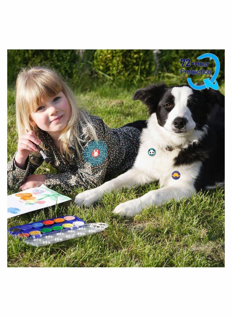 SYOSI Mosquito Patches, 90 Pack Mosquito Sticker for Kids Adults, Natural Citronella Patches, Bug Insect Repellent Patches - Image 5