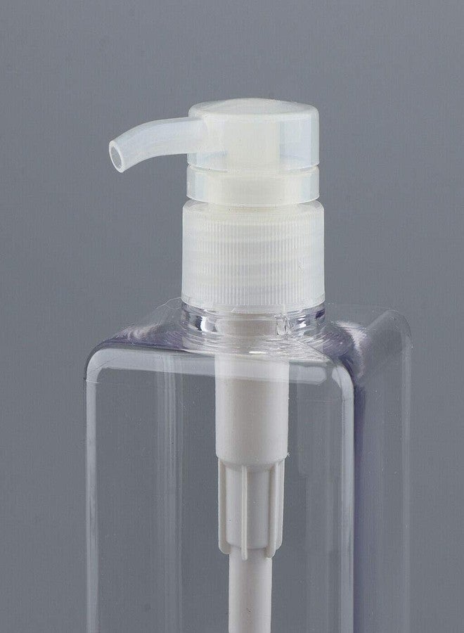 MYZON Refillable Senetizer and Shampoo Dispenser Empty Shower Plastic Bottles with Pump for Lotion Body wash and Massage Oils (650Ml) Multi Use for Travel Kitchen, Bathroom, Office, Hospital, Bank, - Image 5