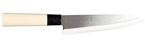 JapanBargain 1552, Japanese Gyutou Chef Knife, Stainless Steel Beef Knife with Wooden Handle, Sushi Fish Knife, Made in Japan, 7-¼ inch. - Image 1